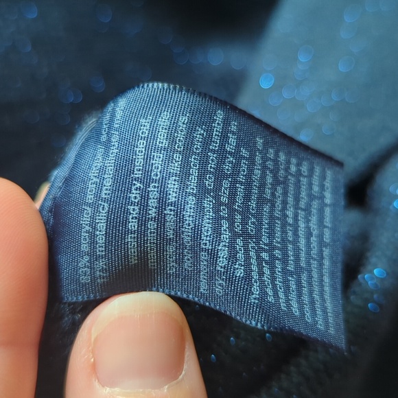 NWT Tommy Hilfiger boatneck navy and blue sparkle sweater size small - Picture 6 of 7